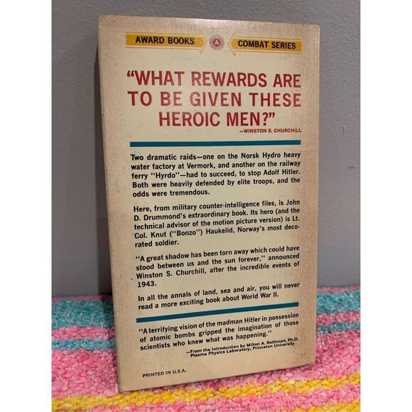 WW2 Story Book-But for These Men by Drummond, John Dorman 1965 Paperback - Picture 5 of 5